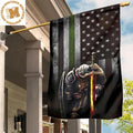 Thin Green Line Flag Knight Templar Flag Patriot Outside House Decor 2 Sides Garden House Flag