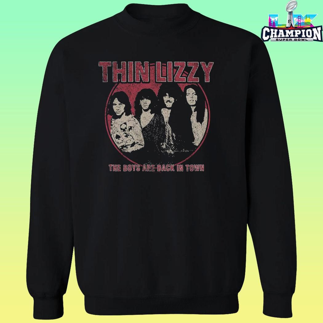 Thin Lizzy The Boys Are Back In Town Vintage Shirt