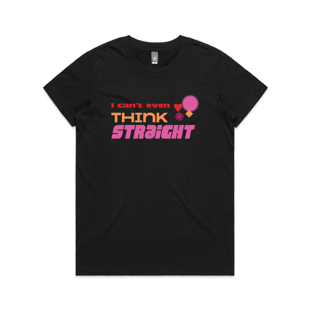 Think Straight (Lesbian) Tee Hoodie, Sweatshirt | CiraTrend.com (Image 3)