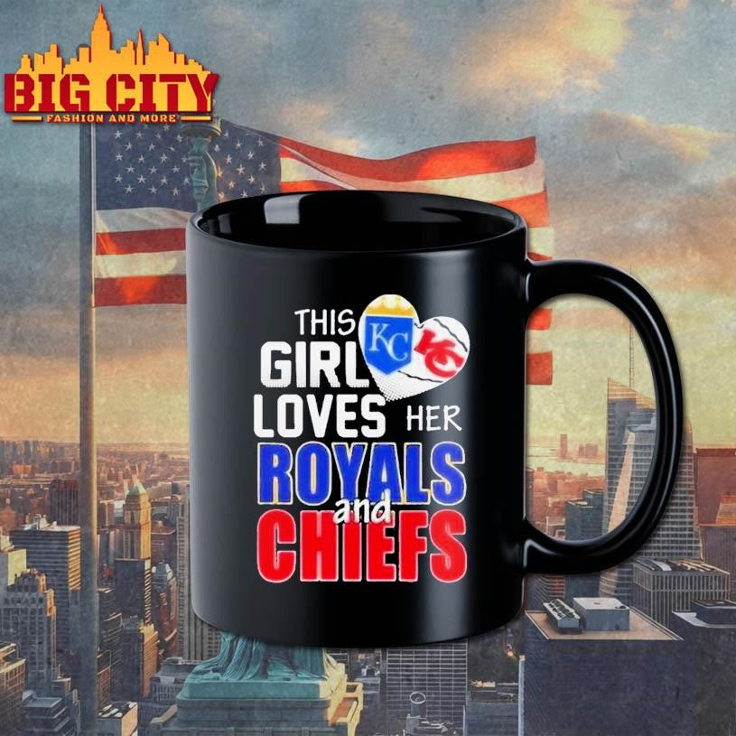 This Girl Loves Her Missouri Sports Royals And Chiefs Logo 2025 Shirt