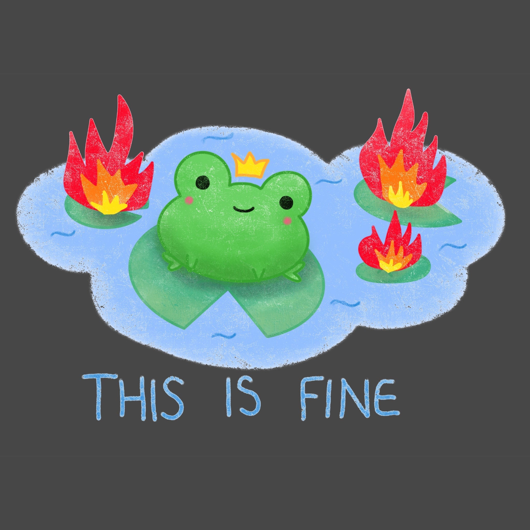 This Is Fine Frog T-Shirts, Hoodie, Sweatshirt