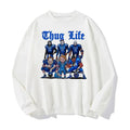 Thug Life Football Halloween Sweatshirt, Horror Character Halloween Sweatshirt, Sport Shirt, Trendy Halloween Shirt,...