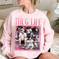 Thug Life Horror Killer Valentine Sweatshirt, Retro Cupid Valentine Blowing Bubble shirt, Scary Movie Valentine...