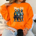 Thug Life Horror Scary ,Halloween, ready to press DTF TRANSFER, Shirt Iron on Hoodie, Sweatshirt | CiraTrend.com