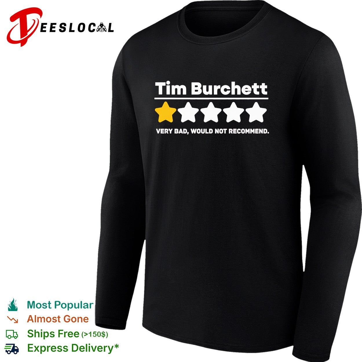 Tim Burchett one star review shirt