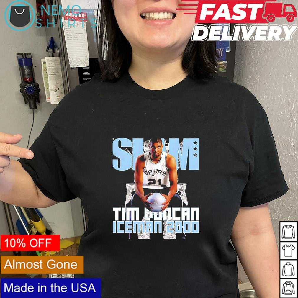 Tim Duncan Iceman 2000 Spurs player shirt