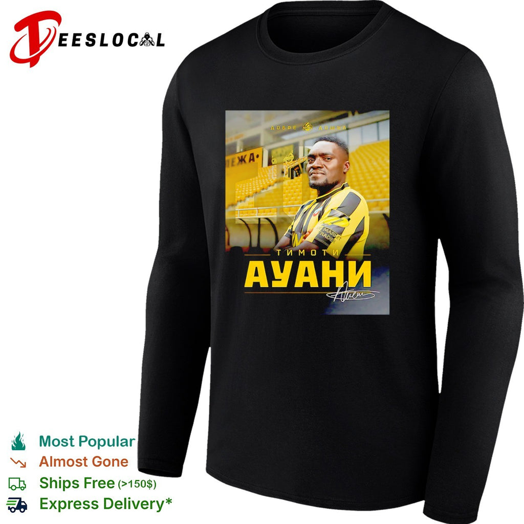 Timothy Awany Botev Plovdiv Parva Liga Dobre Doshul Timoti Auani football shirt