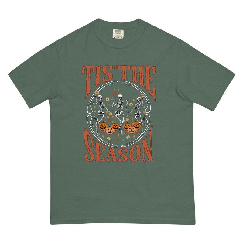 Tis The Season Skeleton - Unisex Apparel Relaxed Fit Printed In The USA Clothing Womenswear Casual Comfort Cotton Top...
