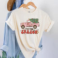Tis the season Shirt | Groovy Christmas sweater | Retro Xmas Shirt| Pink Christmas truck | Vintage Christmas sweater |...