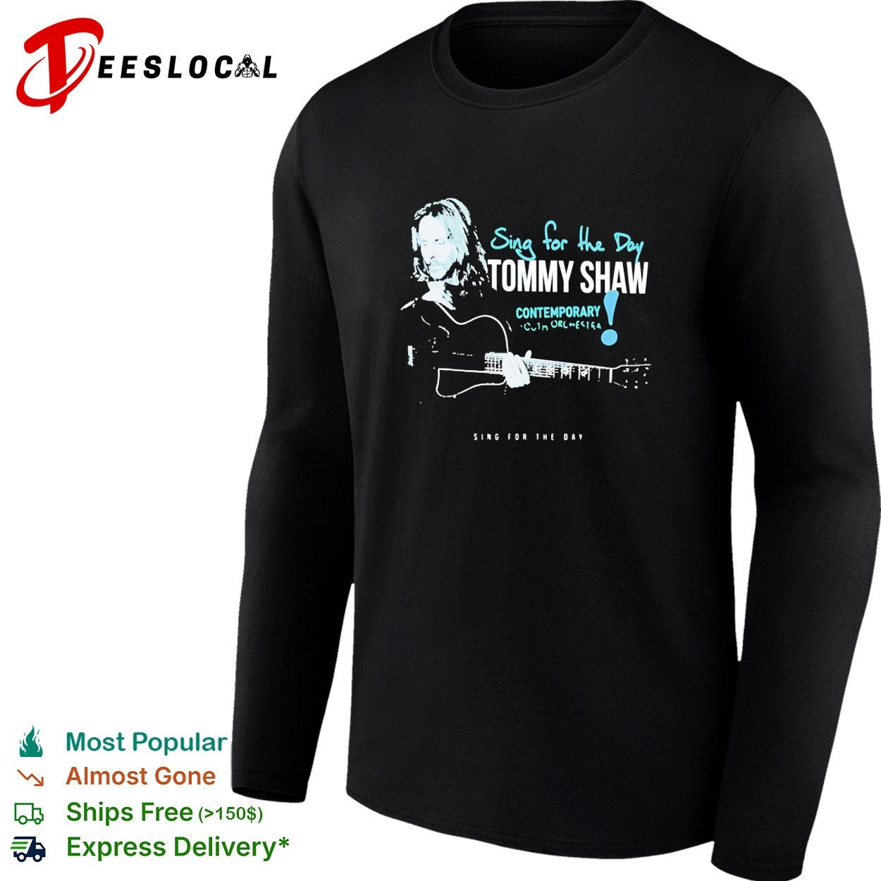Tommy Shaw sing for the day contemporary youth orchestra shirt