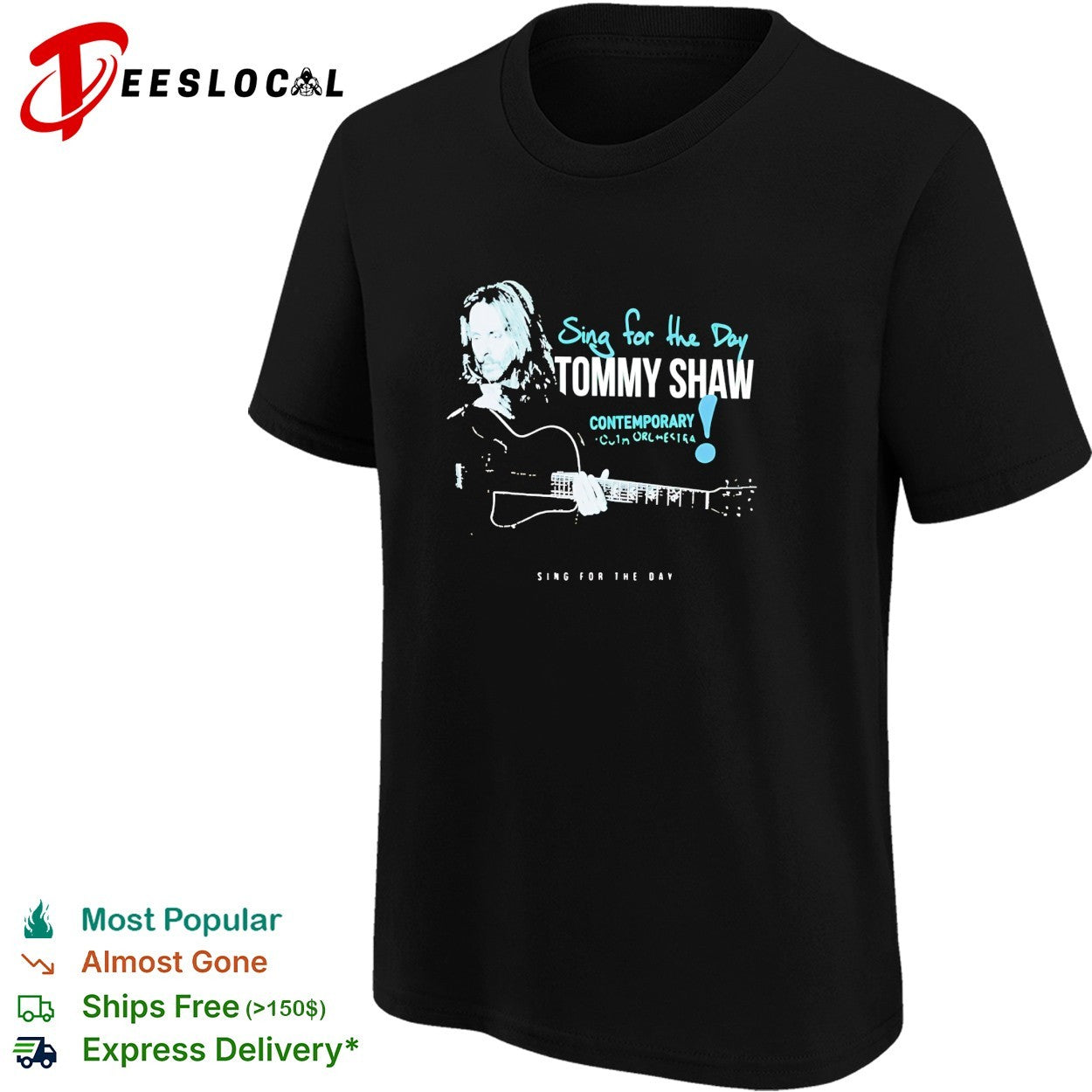Tommy Shaw sing for the day contemporary youth orchestra shirt