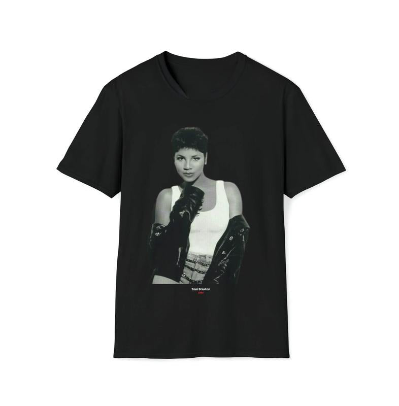 Toni Braxton - Living Legend - Unisex Softstyle T-Shirt Menswear Top Underwear Streetwear Tshirt Man Tropical Crewneck...