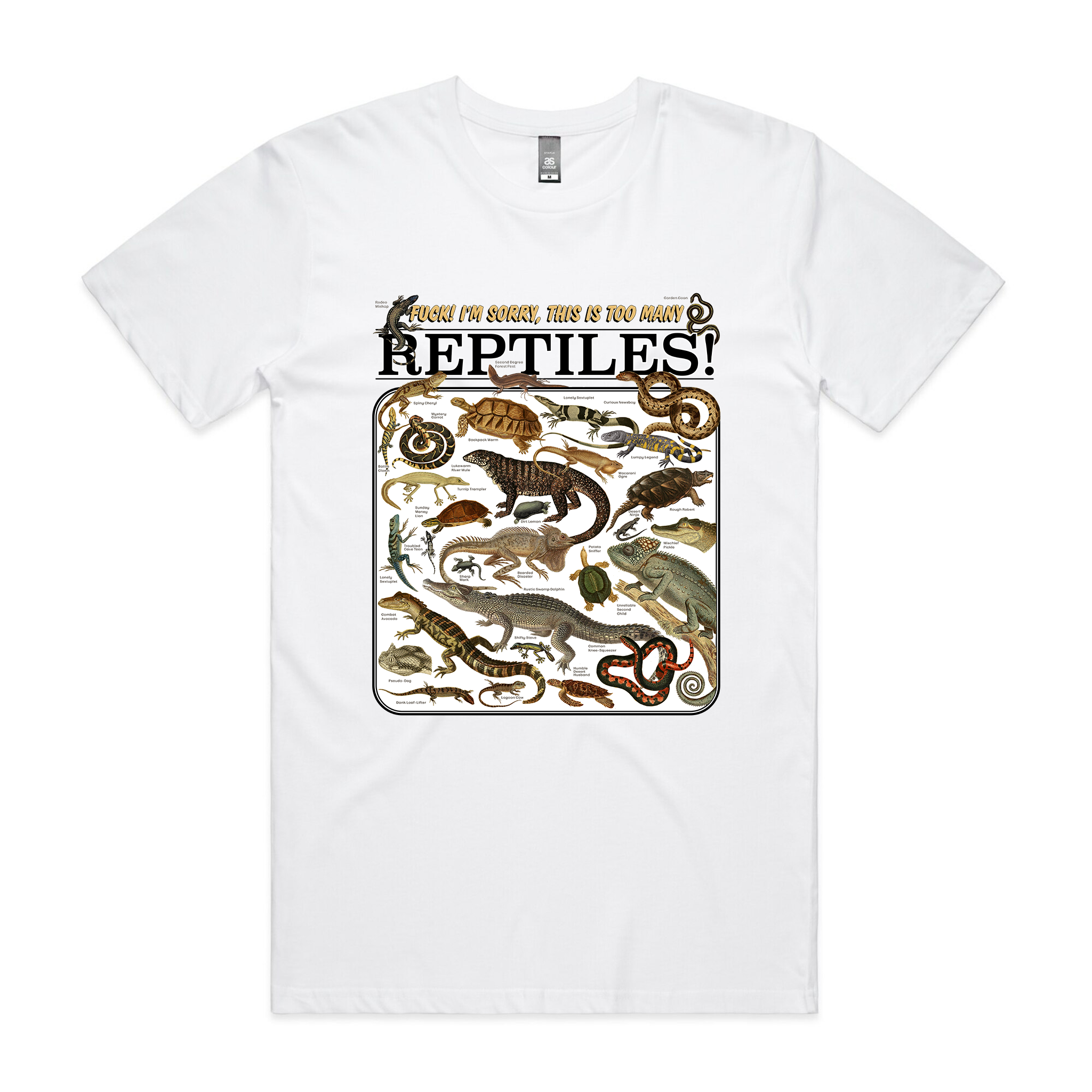 Too Many Reptiles Tee Hoodie, Sweatshirt | CiraTrend.com (Image 2)