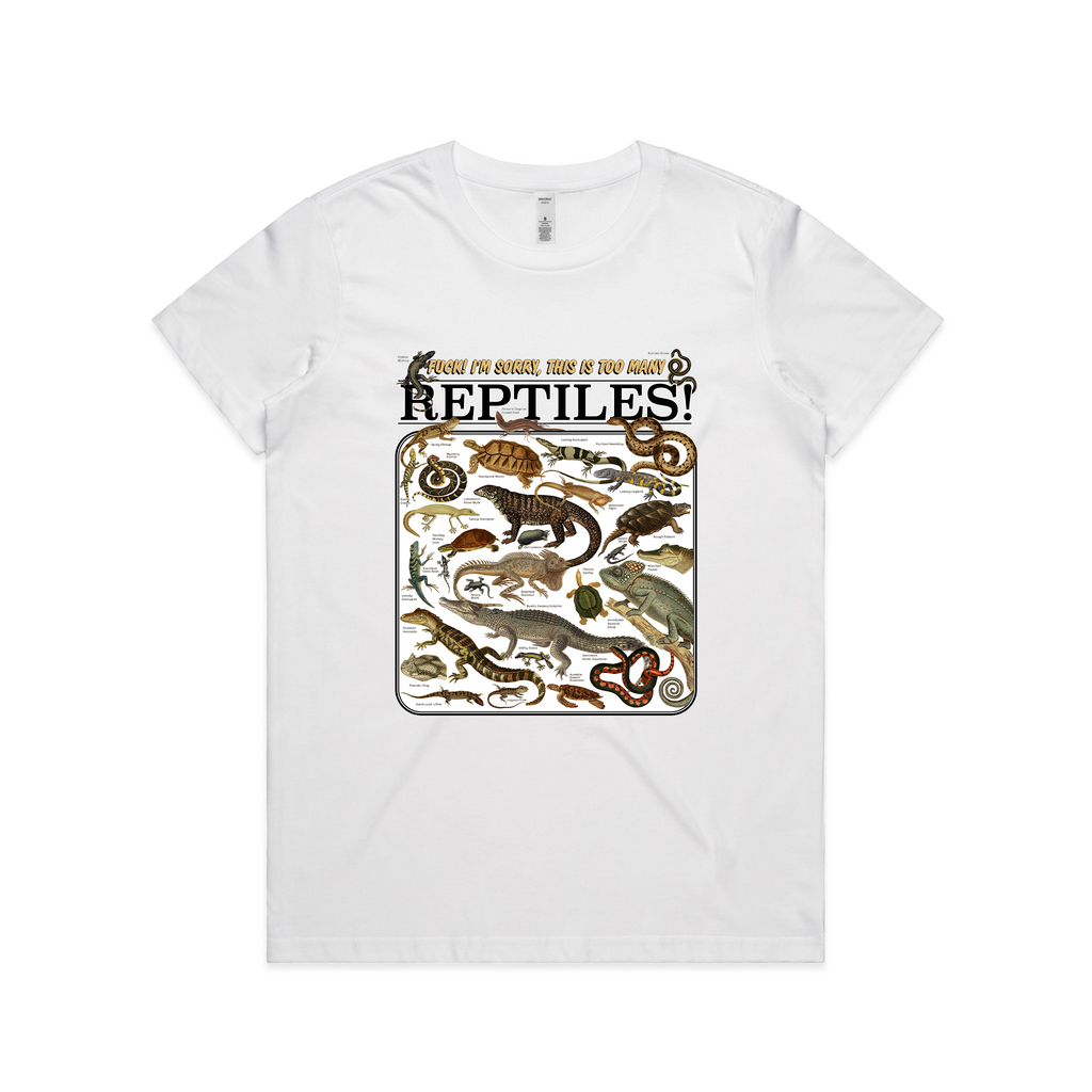 Too Many Reptiles Tee Hoodie, Sweatshirt | CiraTrend.com (Image 3)