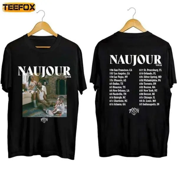 Toosii Naujour Tour 2023 Adult Short-Sleeve T-Shirt Hoodie, Sweatshirt | CiraTrend.com