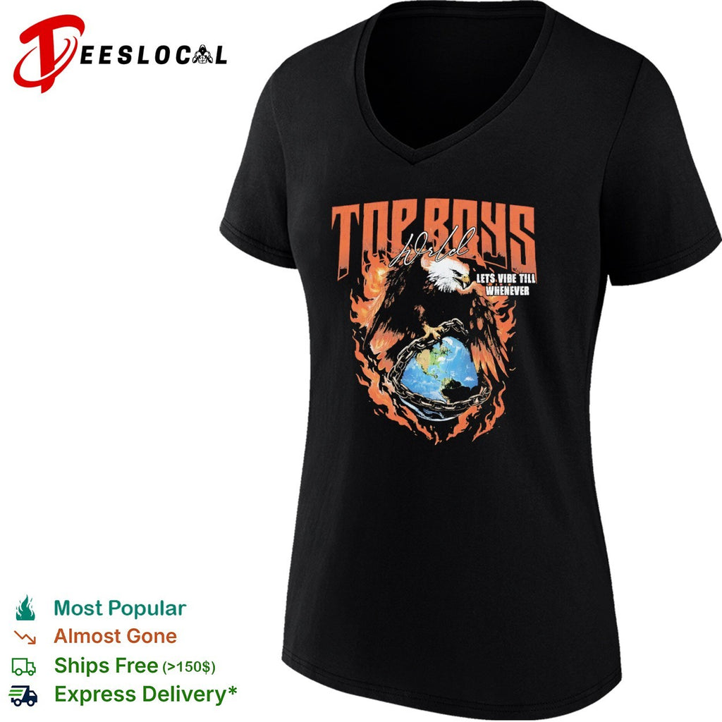 Boys Wrld eagle fire earth shirt