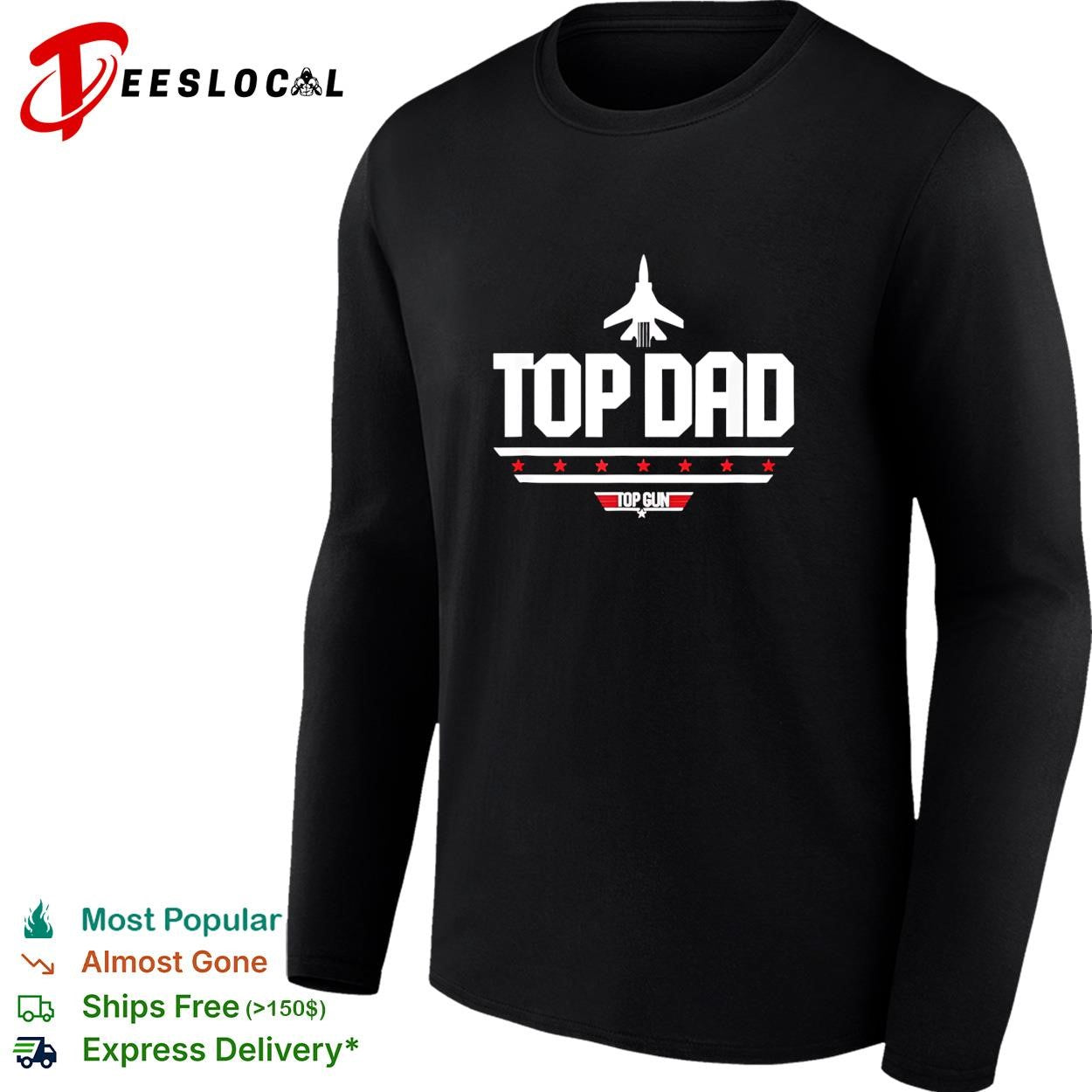 Dad Top Gun jet shirt