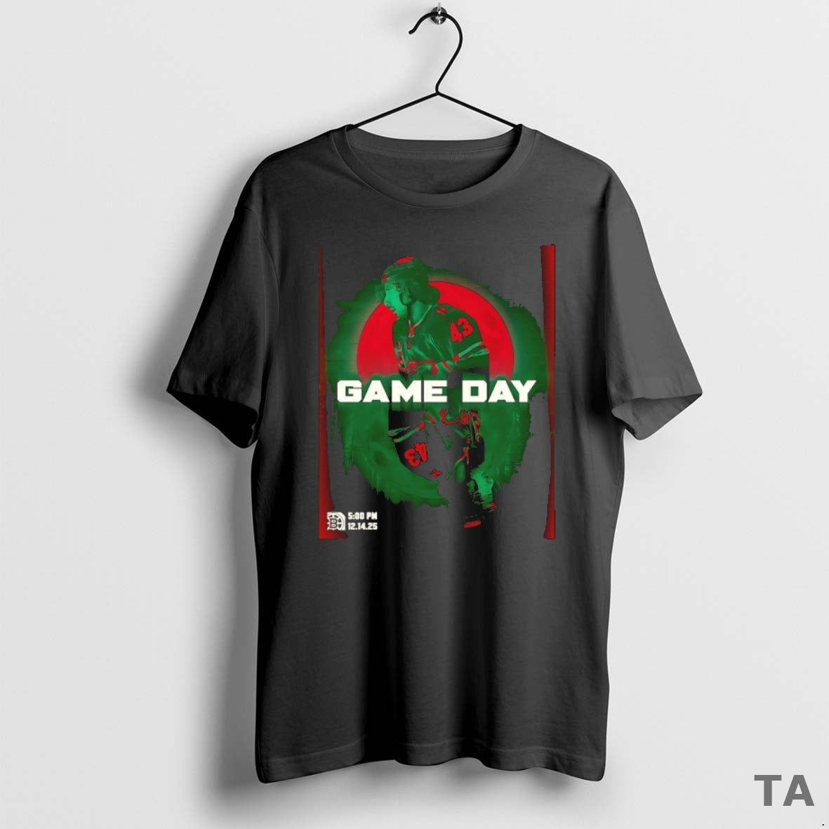 Top Game Day Quinn Hughes 43 Minnesota Wild Hockey T Shirt Sweater Hoodie, Sweatshirt | CiraTrend.com