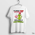 Top Grinch Im Mostly Peace Love And Light Peace Love And Light And A Little T-Shirts, Hoodie, Sweatshirt | CiraTrend.com