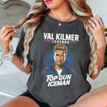 Top Gun Iceman T-Shirt, Val Kilmer 80s Fighter Pilot Tee, Retro Military Movie Shirt, Maverick Wingman Fan Gift VLB1038...