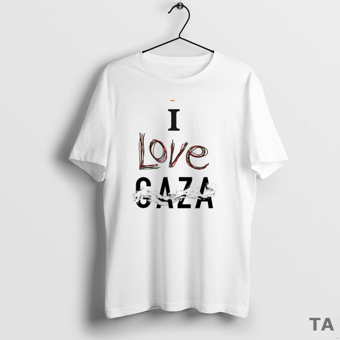 Top I Love Gaza Circle T Shirt Sweater Hoodie, Sweatshirt | CiraTrend.com