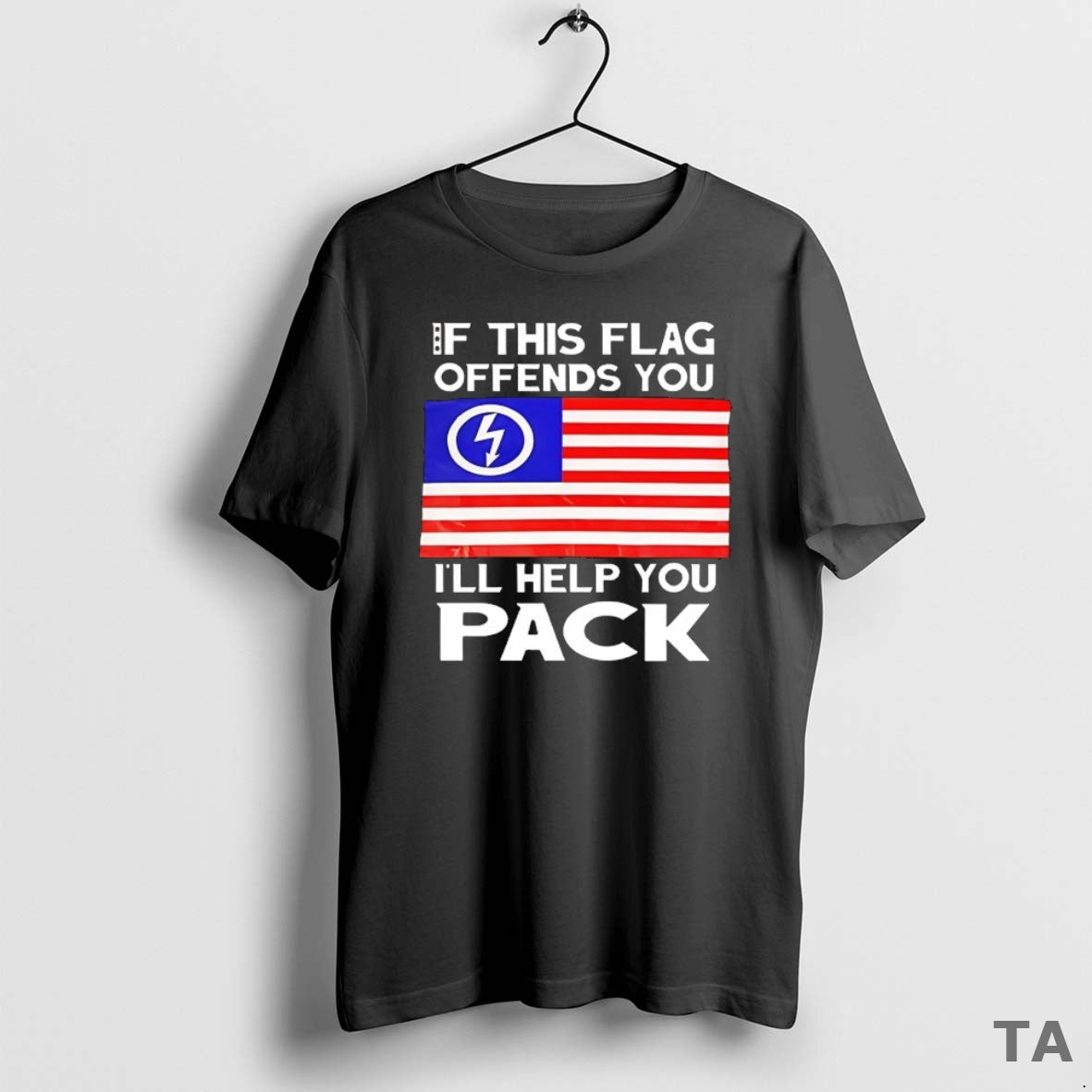 Top If This Flag Offends You Ill Help You Pack T Shirt Sweater Hoodie, Sweatshirt | CiraTrend.com