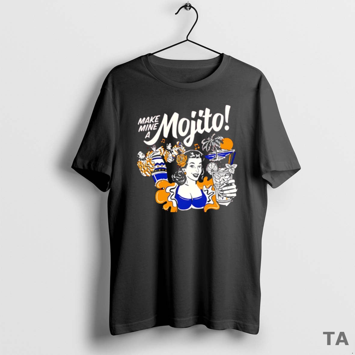 Top Make Mine A Mojito T Shirt Sweater Hoodie, Sweatshirt | CiraTrend.com