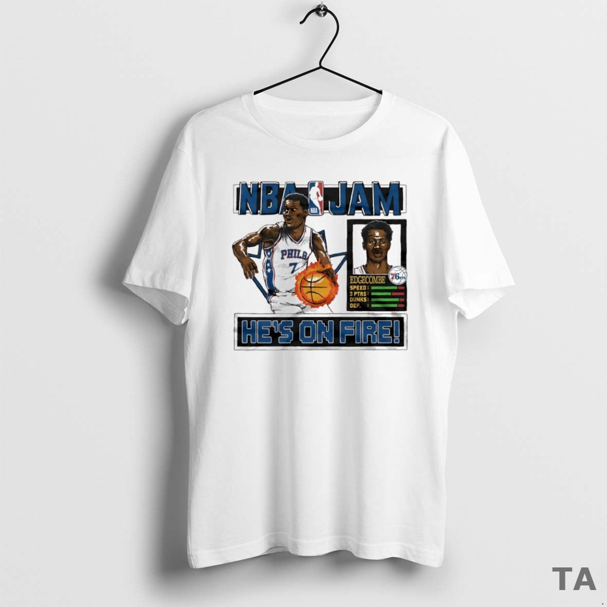 Top Nba Jam Philadelphia 76ers V J T Shirt Sweater Hoodie, Sweatshirt | CiraTrend.com