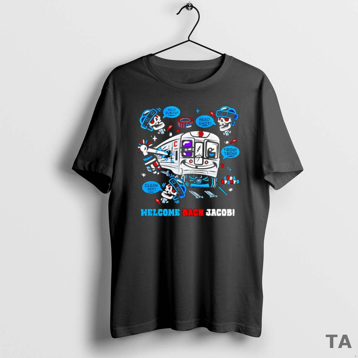 Top New York Rangers Welcome Back Jacob Nice Elbow Head Shot Trou Trou Clean Hit T-Shirts, Hoodie, Sweatshirt | CiraTrend.com