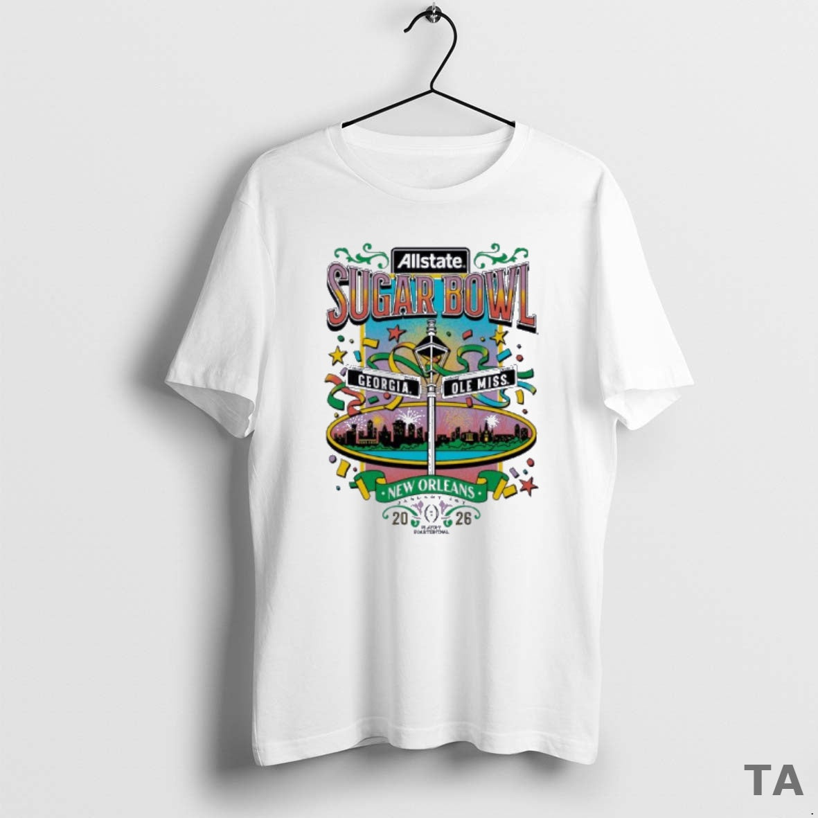 Top Ole Miss Vs Georgia 2026 Allstate Sugar Bowl Nola Adult T Shirt Sweater Hoodie, Sweatshirt | CiraTrend.com