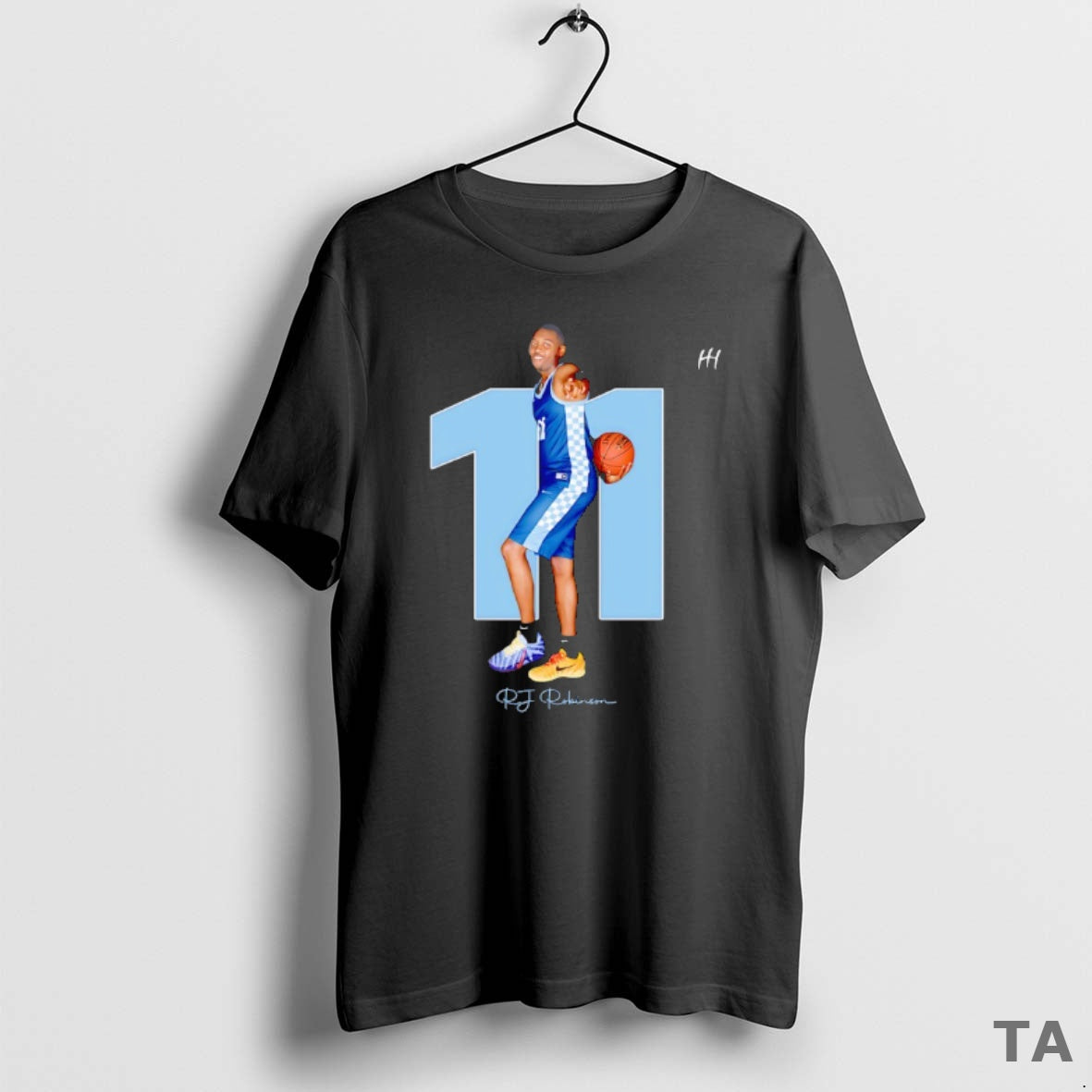 Top Rj Robinson 11 Blue Mountain Toppersl Basketball Signature T Shirt Sweater Hoodie, Sweatshirt | CiraTrend.com