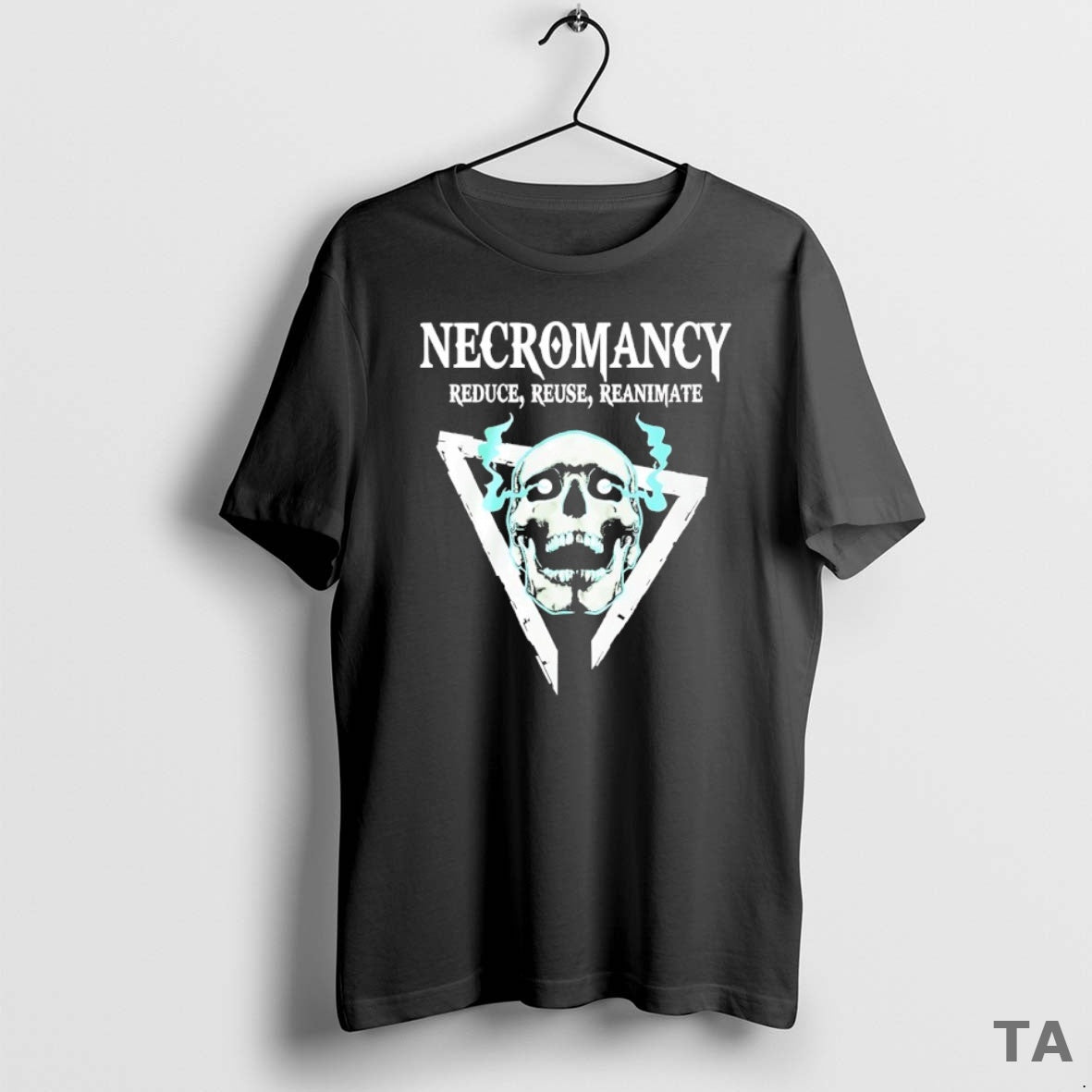 Top Skull Necromancy Reduce Reuse Reanimate T Shirt Sweater Hoodie, Sweatshirt | CiraTrend.com