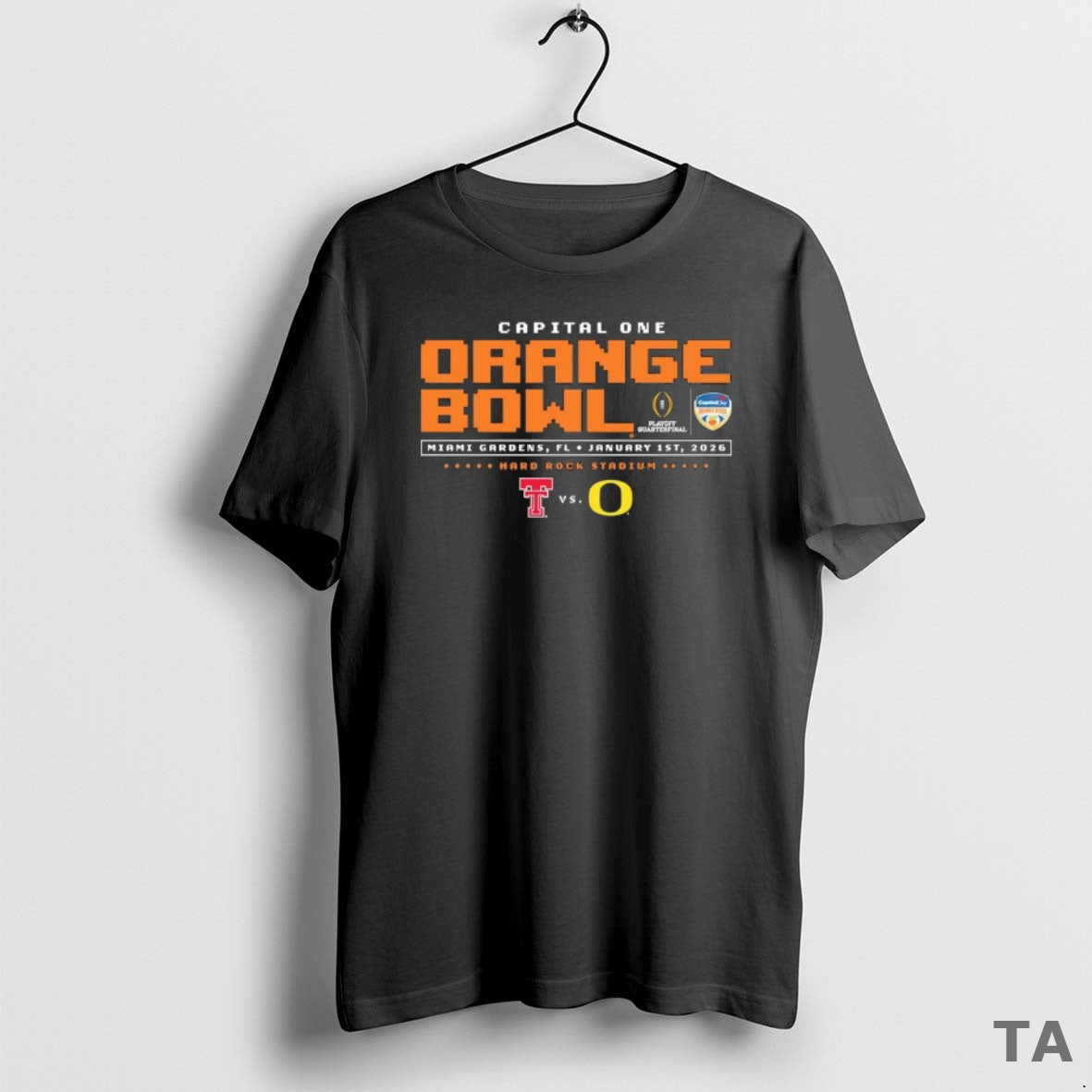 Top Texas Tech Vs Oregon 2025 Orange Bowl T Shirt Sweater Hoodie, Sweatshirt | CiraTrend.com