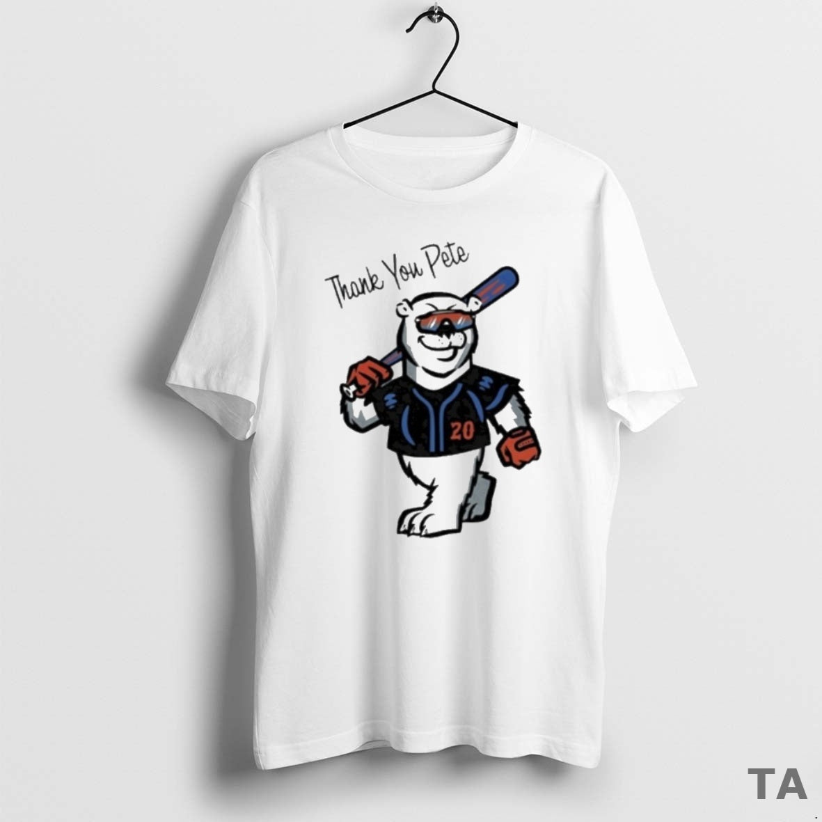 Top Thank You Pete Alonso Polar Bear New York Mets T Shirt Sweater Hoodie, Sweatshirt | CiraTrend.com