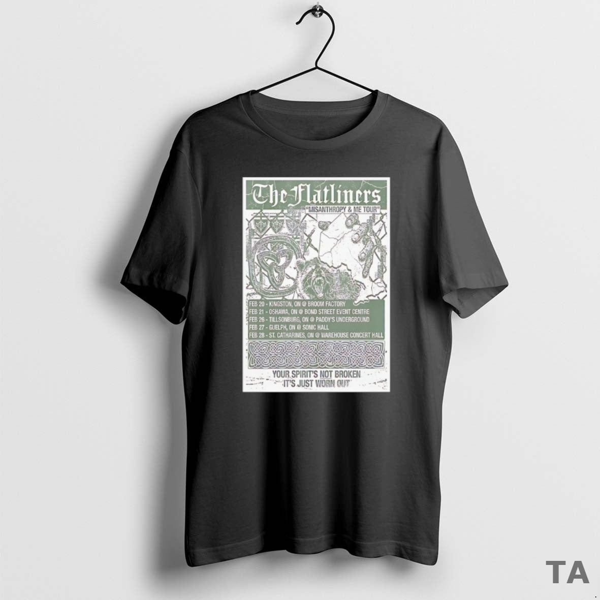 Top The Flatliners Misanthropy And Me Tour 2026 T Shirt Sweater Hoodie, Sweatshirt | CiraTrend.com