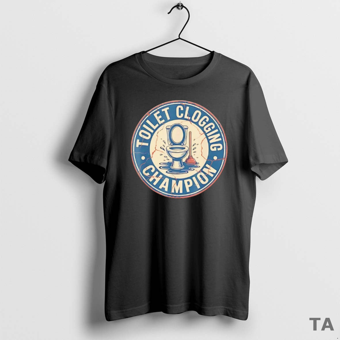 Top Toilet Clogging Champion Retro T Shirt Sweater Hoodie, Sweatshirt | CiraTrend.com