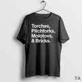 Top Torches Pitchforks Molotovs And Bricks 2025 World Tour T Shirt Sweater Hoodie, Sweatshirt | CiraTrend.com