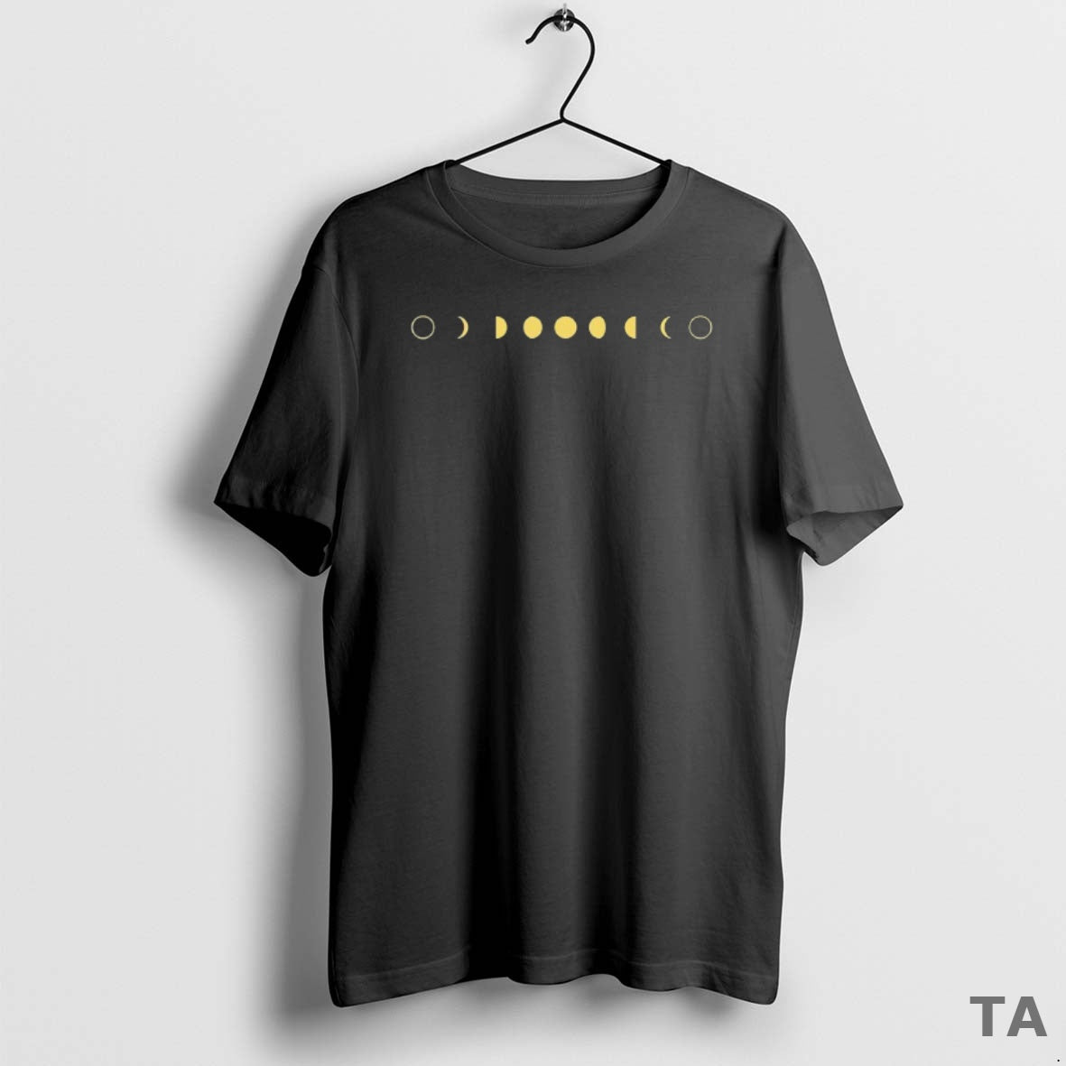 Top Two Wolves Wine Moon Phase T Shirt Sweater Hoodie, Sweatshirt | CiraTrend.com