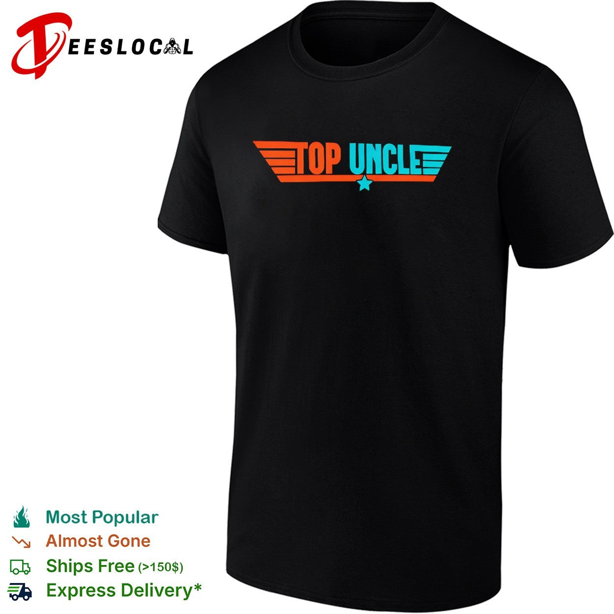 Uncle Top Gun Movie shirt