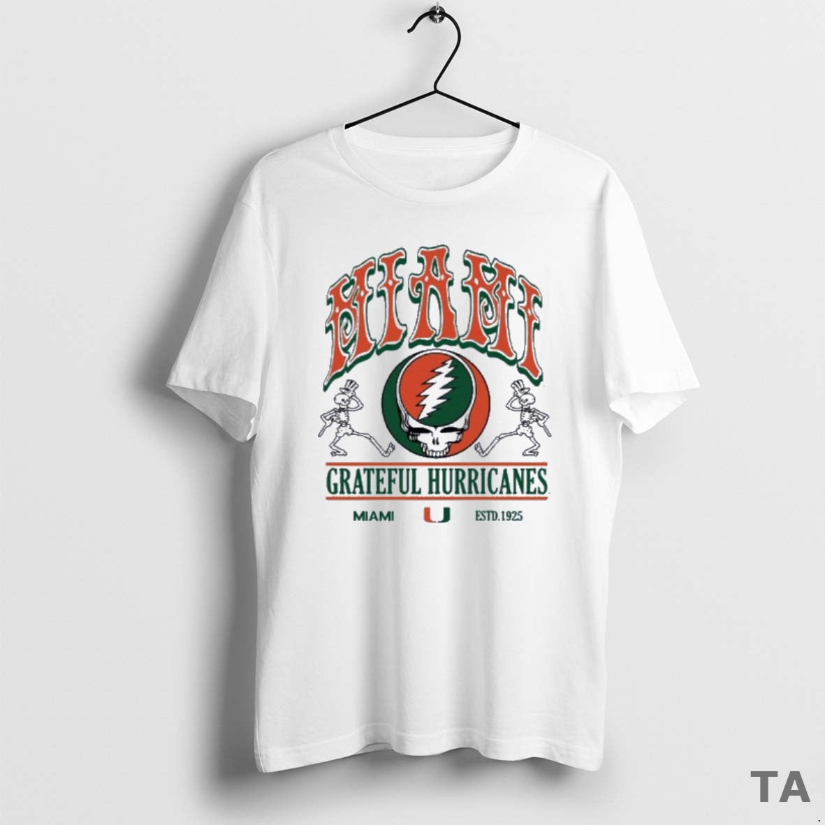 Top University Of Miami X Grateful Hurricanes T Shirt Sweater Hoodie, Sweatshirt | CiraTrend.com