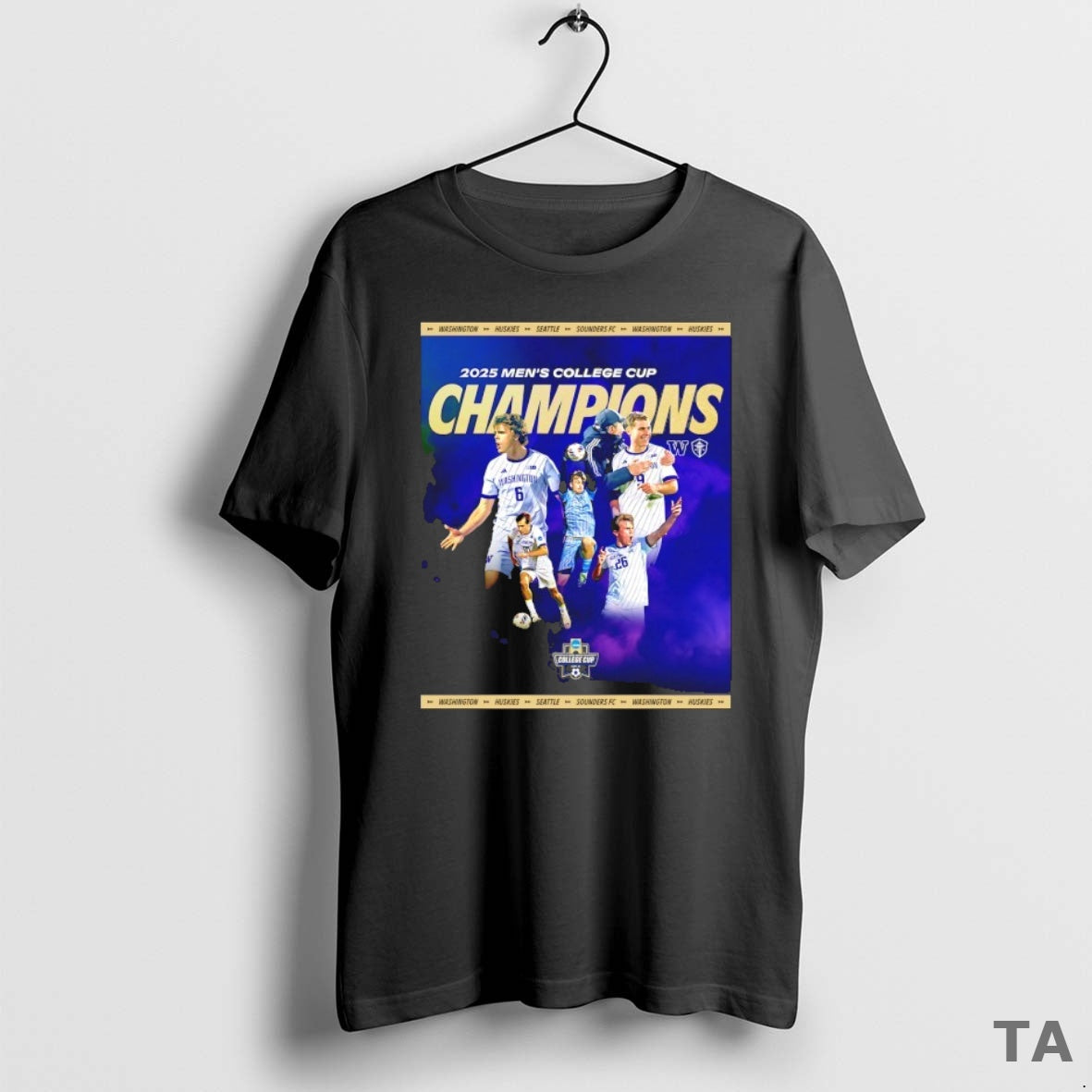 Top Washington Huskies 2025 Mens College Cup Champions T Shirt Sweater Hoodie, Sweatshirt | CiraTrend.com