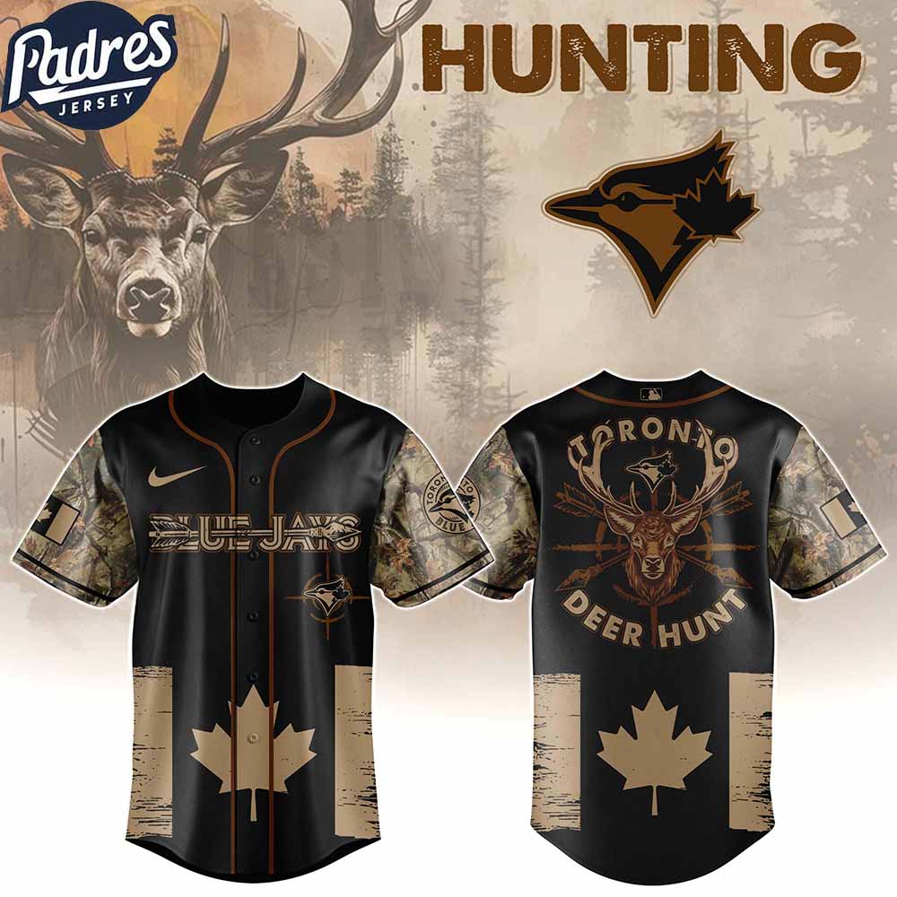 Toronto Blue Jays MLB X Deer Hunting Personalized Baseball Jersey - Padres Jersey Oasis: Elevate Your Baseball Style Game