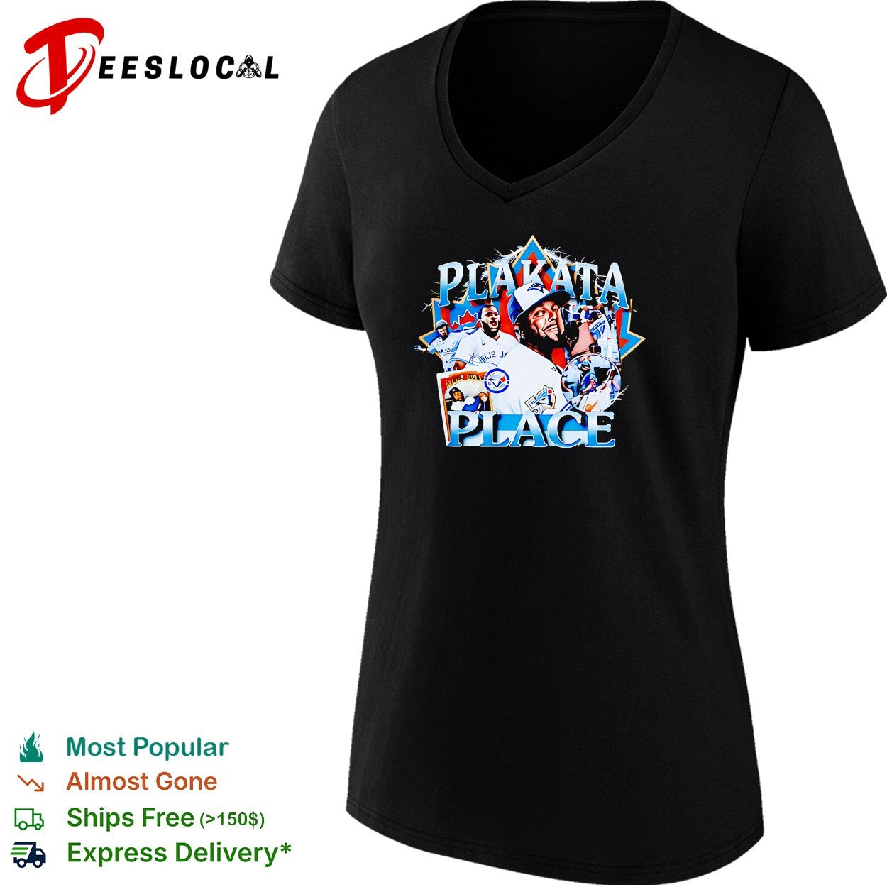 Toronto Blue Jays player Plakata Place bootleg shirt