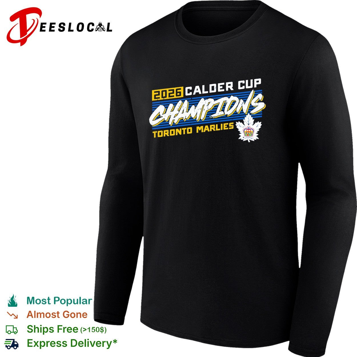 Toronto Marlies Calder Cup champions 2026 blue shirt