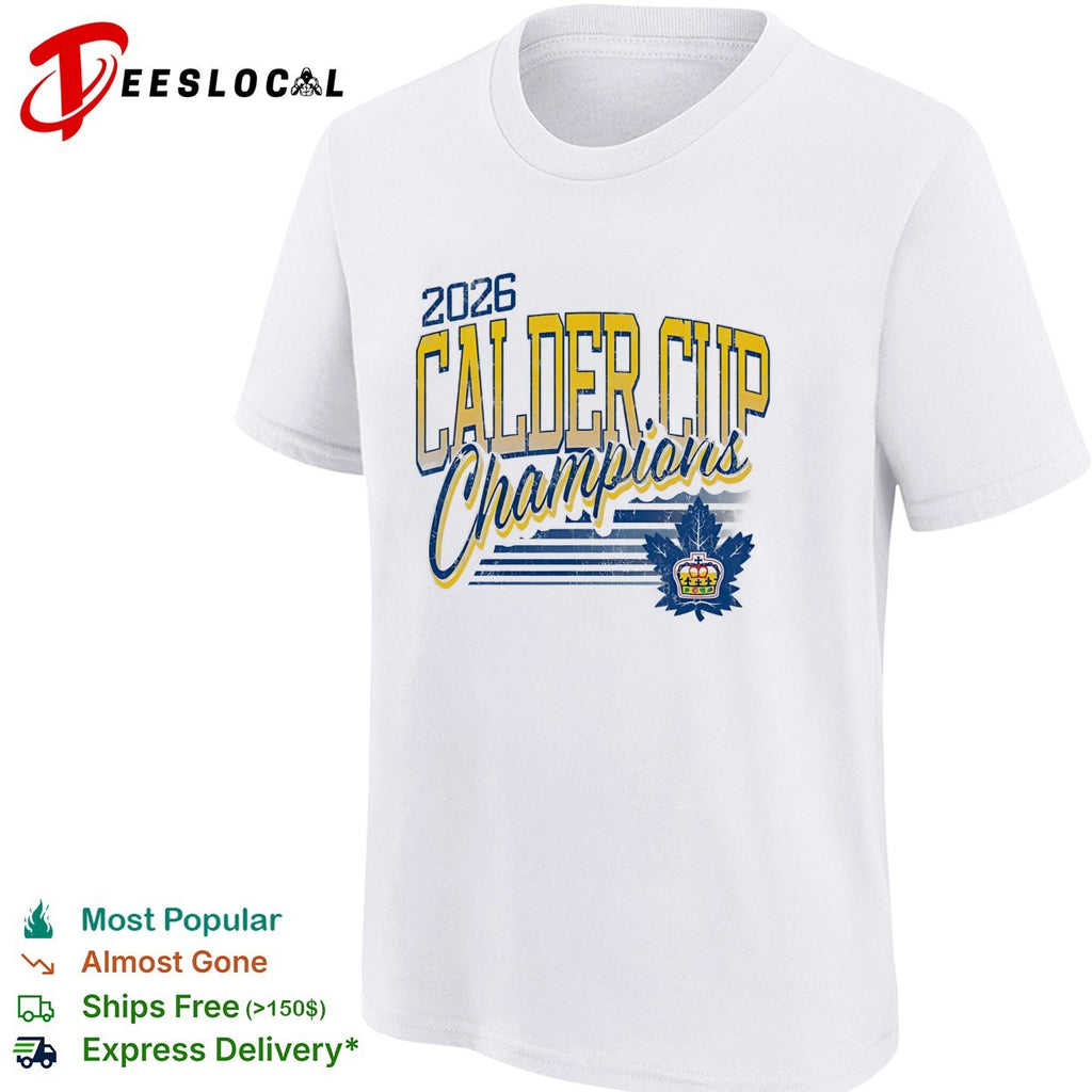 Toronto Marlies Calder Cup champions 2026 grey shirt