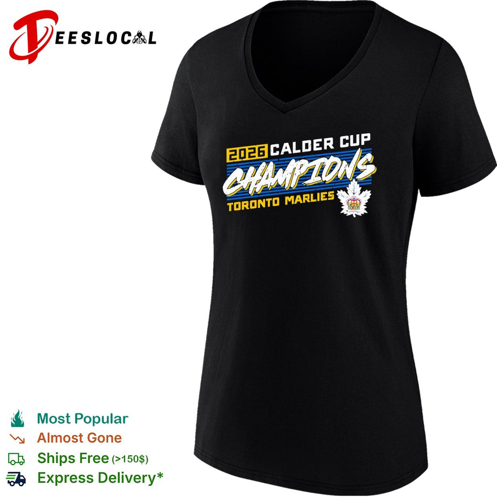 Toronto Marlies Calder Cup champions 2026 leaf shirt