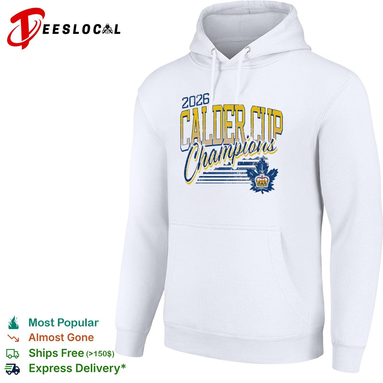 Toronto Marlies Calder Cup champions 2026 leaf crown shirt