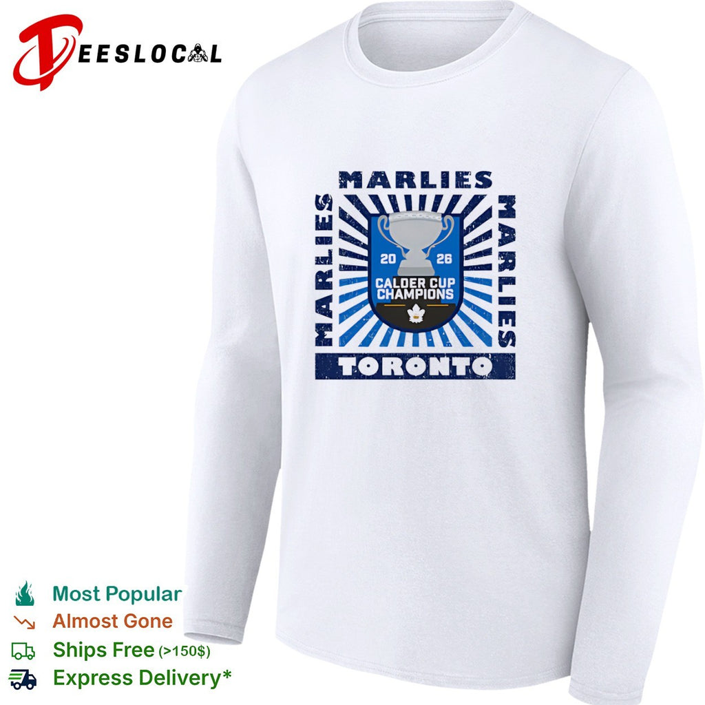 Toronto Marlies Calder Cup champions 2026 trophy shirt