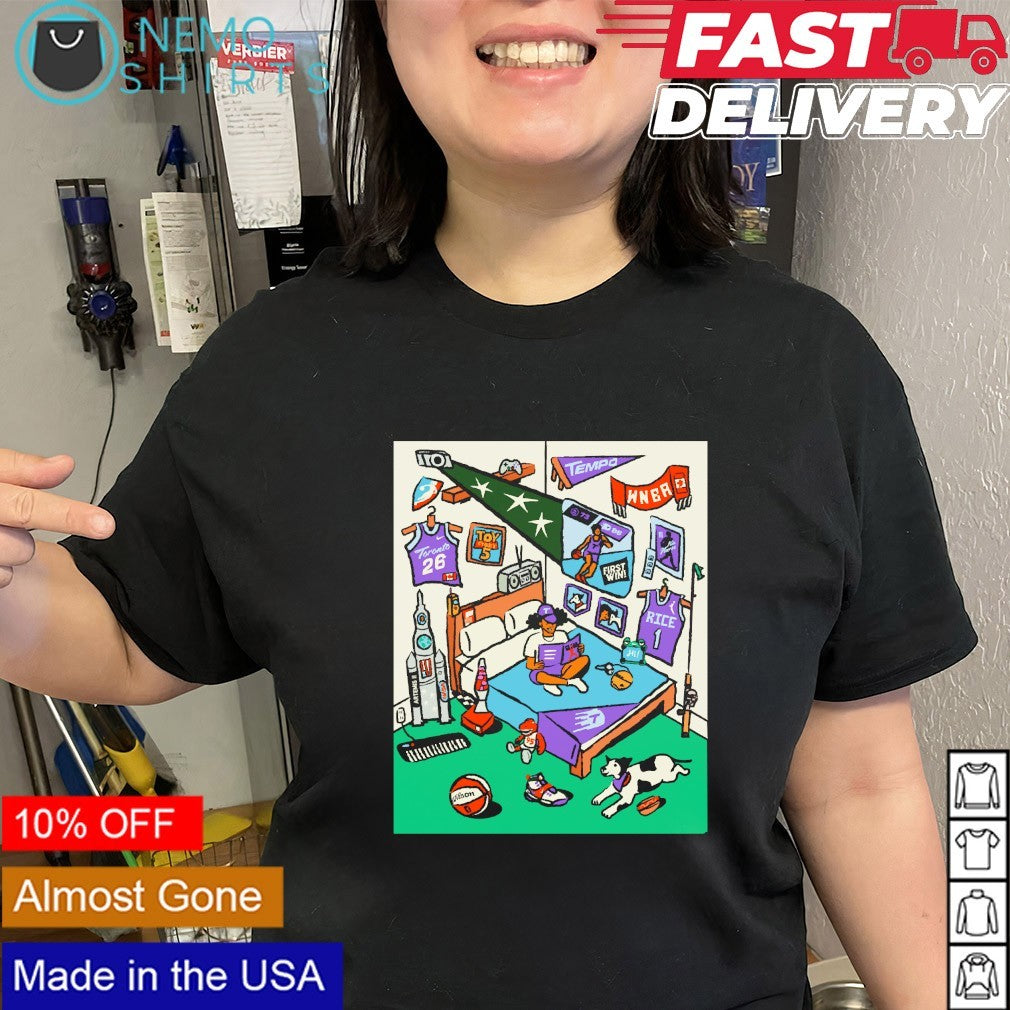 Toronto Rookie Made WNBA banners basketball shirt