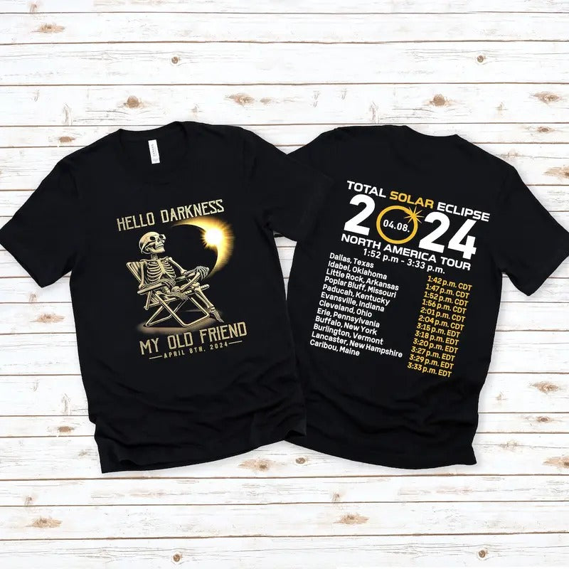 Total solar eclipse shirt, eclipse shirt, totality shirt, April 8th 2024, moon shirt, eclipse souvenir, moon phases,...